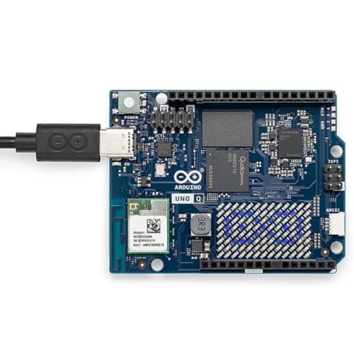 Image of Official Arduino uno Q SBC 4GB ABX00173 | Hybrid AI Single Board Computer with Qualcomm QRB2210 Processor & STM32U585 MCU,4GB RAM for Vision Processing, Voice Control, Robotics,IoT & Embedded Systems