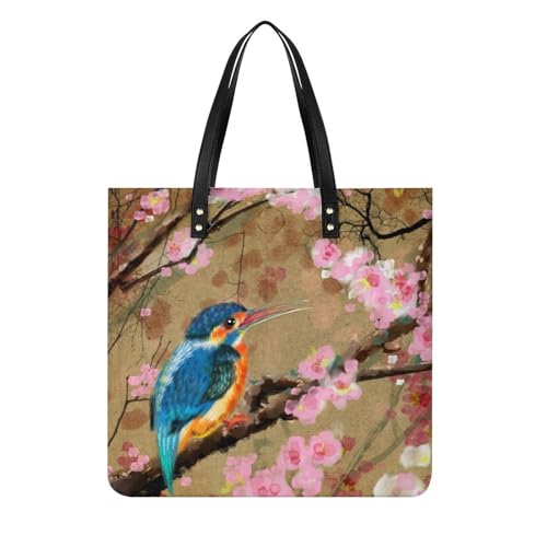 Sac à main shopper fleurs anciennes : l'élégance d'un grand cabas en toile pour femme