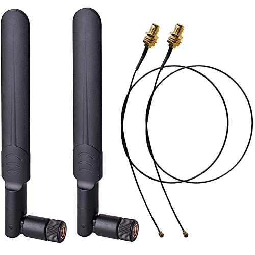 Greluma 2x8dBi 2.4/5/5.8GHz Dual Band WiFi RP-SMA