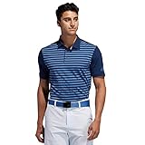 UV-Schutz adidas Golf Herren ultimative 3-Color Polo-Hemd - Collegiate Marine/Royal - S