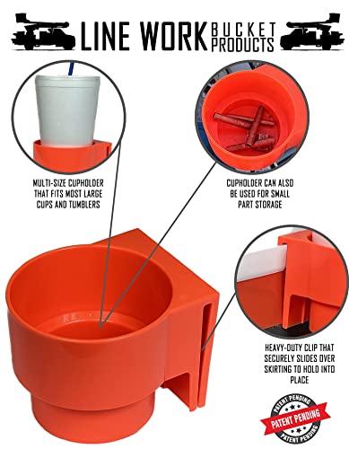 Clip Cup Drink Holder For Bucket Trucks, Aerial Industries, Lineman - Bucket Truck Small Part Holder & Organizer Tray. #TOP1