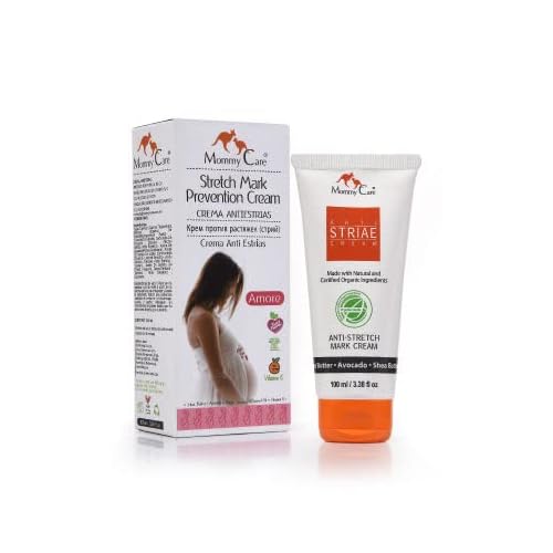 Stretch Mark Remover For Pregnancy, Anti Striae – Anti Stretch Marks, All Natural Organic Maternity Stretch Mark Prevention Lotion With Shea Butter Avocado and Olive Oil