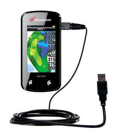 USB Data Sync Cable Compatible with Sonocaddie v500 Golf GPS with Charging Function with TipExchange