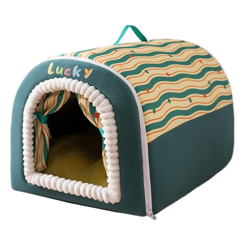 Duvcoywae Cucce Per Gatti Coperte | Casa Calda E Lavabile | Cuccia Morbida A Forma Di Cupola Per Gatti Con Manico - Per Cuccioli Di Cane E Gattini Per Interno Ed Esterno In Casa Per L Inverno E Il