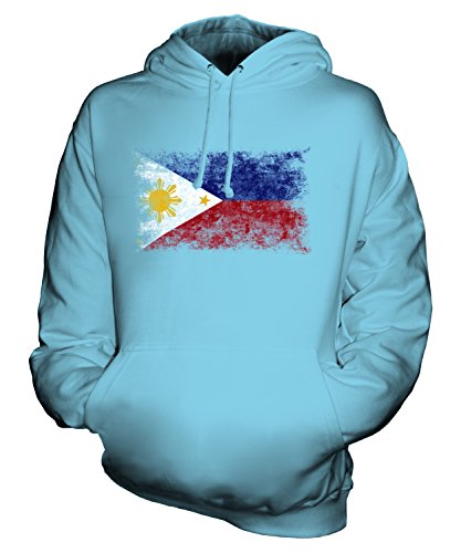 Sweat Philippines drapeau délavé une coupe unisexe confortable qui résiste au temps