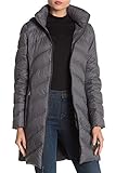 MICHAEL Michael Kors Long Down Parka Jacket Gunmetal, Medium