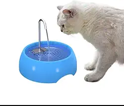 FONTE BEBEDOURO PARA GATOS 1200ML TORNEIRA INOX E FILTRO DE CARVÃO ATIVADO