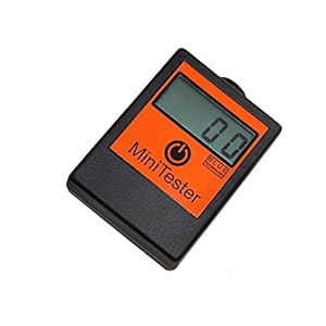 Blue Technology A-10-FE Mini laagdiktemeter, laktester, laklaag, lakdikte, zwart