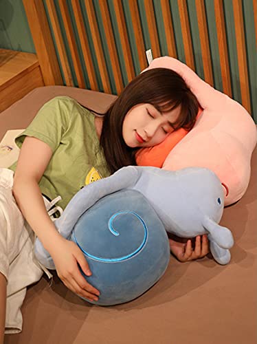 EXQULEG Peluche a forma di lumache, giocattolo di