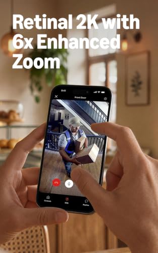 Image of Ring Peephole Cam 2K (Newest Model), renter-friendly installation, replaces existing peephole with Retinal 2K and wide-angle video, Two-Way Talk, Matte Mocha