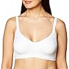 Warner's womens Blissful Benefits Underarm-smoothing With Seamless Stretch Wireless Lightly Lined Comfort Rm3911 T Shirt Bra, White, Large US