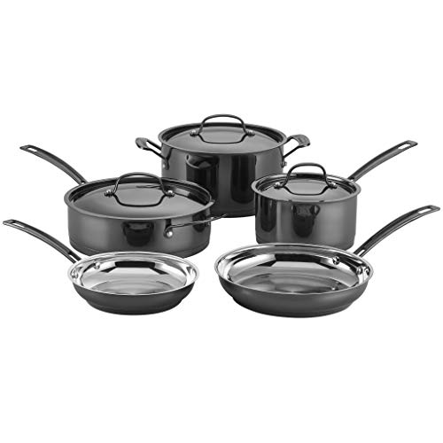 Image of Cuisinart Mica Shine Stainless 8-pc. Cookware Set