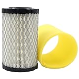 DASARYA 796031 Air Filter Element Fits John Deere D140 D105 D110 d130 E100 S100 S130 E130 Z235 Z255 100 Series Lawn Tractor Mower Parts Cleaner MIU14395 MIU13038 GY21435 MIU13963 590825 (1 pack)