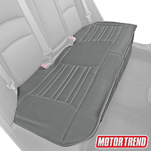 Motor Trend MTSC-421 Gray Universal Car Seat Cushion (Bench) – Padded Luxury Cover