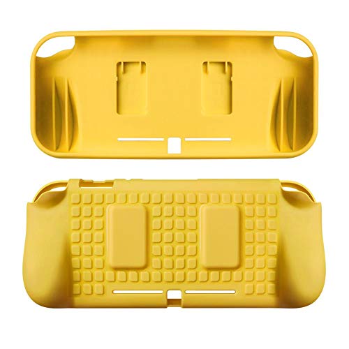 Funda para Switch Lite, funda de silicona, diseño de absorción y antiarañazos, funda protectora para Nintendo Switch Lite, accesorios blanco/amarillo/negro/cian Cover