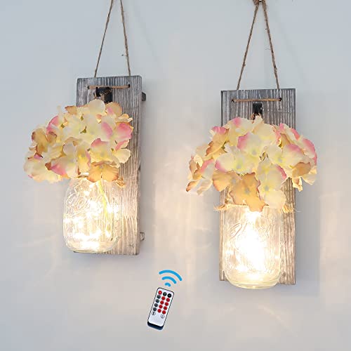 Besuerte Rustic Wall Decor Set of 2, Farmhouse Decor Living