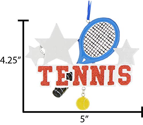 Personalized Tennis Ornaments For Christmas Tree - Tennis Christmas Ornaments 2022, Sports Fan Ornaments, Tennis Ball Ornaments For Christmas Tree - Tennis Racket - Free Customization #TOP3