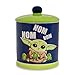 Silver Buffalo Star Wars The Mandalorian Baby Yoda Grogu Nom Nom The Child Eating Frog Eggs Ceramic Cookie Snack Jar (Large)