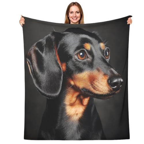 Couverture chaude teckel pour vos soirées cocooning sur le canapé - 2