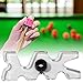 Transparent Acrylic Snooker, Cue Rack Moosehead Heads Screw On Bridge Billiards Clear For Accessory Nine Ball