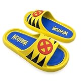 Ground Up Wolverine Character Armor Men's Cloud Comfort Foam Slide Sandals (Yellow, US Footwear Size System, Adult, Men, Numeric Range, Medium, 11, 12)