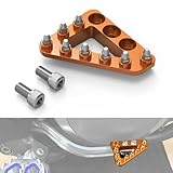 NICECNC Motorcycle Brake Rear Brake Pedal Plate Tip Compatible with KTM 85-500 2004-16 (not 2016 125/150SX, 2016 SXF/XCF) 690 Enduro R 2008-23 690 SMC R 2019-2023 790 Adventure R 2019-23,See Fitment
