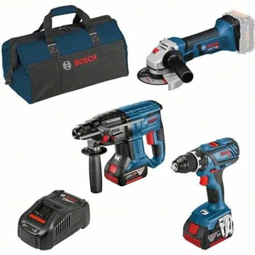 Bosch 18V Profi-Set 3-TLG. GSR+GBH+GWS