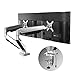 Loctek D7D Dual LCD Arm Monitor Mount for 10''-27'' Computer Screen Heavy Duty Swivel Desk Mounts Height Adjustable Gas spring