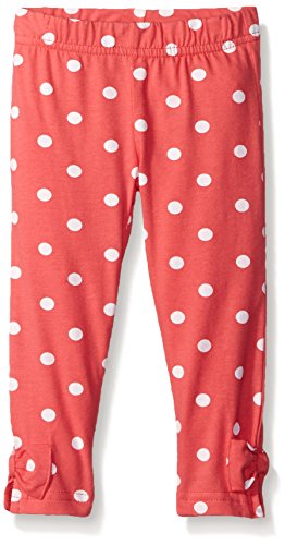 Gerber Graduates Girls Legging, Coral Dot, 5T