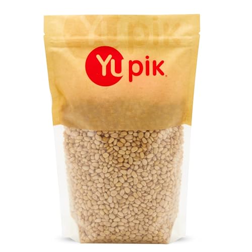 Yupik Pine Nuts, 2.2 lb (35.2 oz), Raw, Gluten-Free, Kosher, Raw Nuts, Smooth & Creamy Pine Kernels, Shelled...