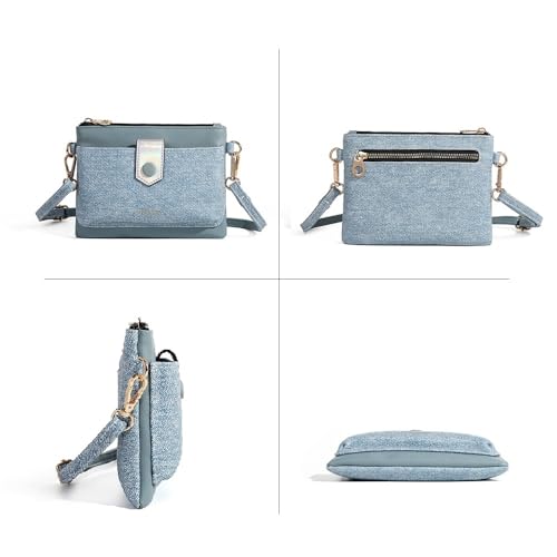 Small Crossbody Bags for Women, Sling bag, Cell Phone Purse with RFID Blocking, Crossbody Purse, Mini Pouch 2 Size Bags3