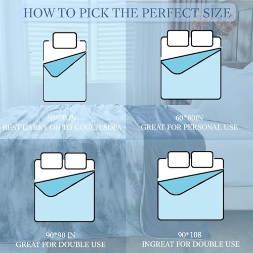 Image of Cooling Blanket King Size, Cooling Blankets for Hot Sleepers, Absorbs Heat to Keep Body Cool for Summer Nights Sweats, Cold Blanket for Bed Couch Sofa, Ice Blanket 90x108 Inches, Dark gray