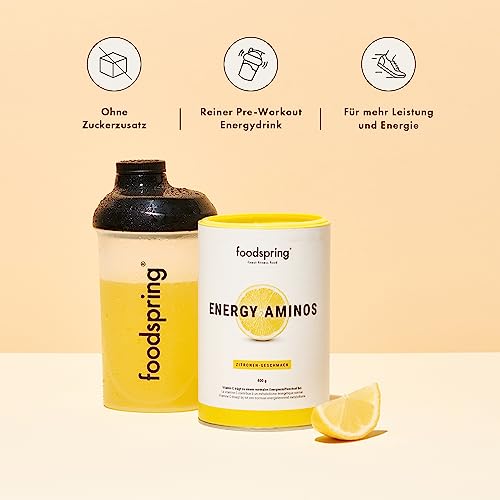 Trainingsbooster Foodspring Energy Aminos Zitrone