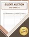 Silent Auction Bid Sheets: 80 Single-Sided Sheets for Auction Tracking