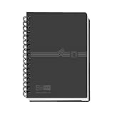 exportar libreta direcciones outlook 2007 DIN A7 Veloflex 5107180 - Libreta de direcciones con espiral, A7, color negro