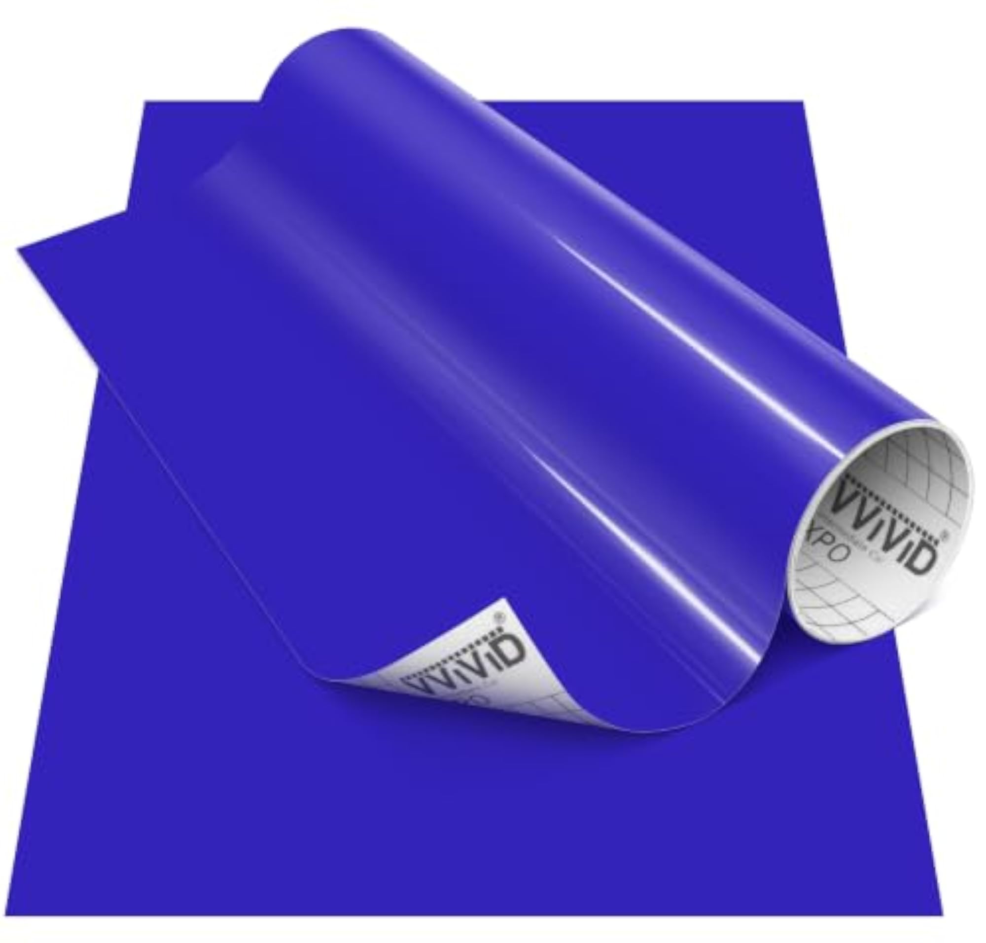 Brilliant Blue DECO65 Permanent Adhesive Craft Vinyl, 11.8" x 84" (7ft)