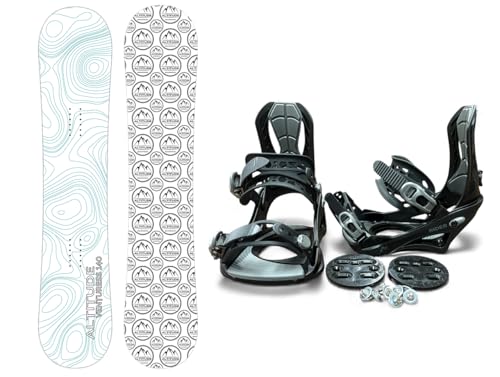 ALTITUDE BOARDWERX ALT-54V-BINDING-PACKAGE-BLACK Beginner Snowboard Package