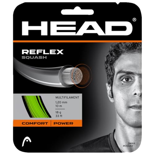 HEAD Reflex Squash Saite, Grün, 1.20mm