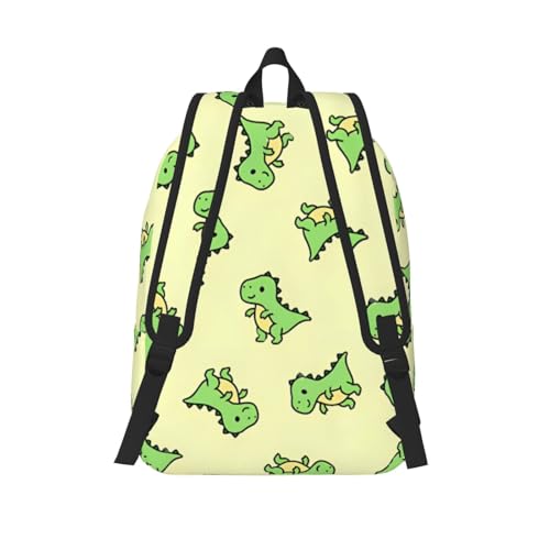 T. Rex Canvas Backpacks Laptop Backpack Multipurpose Double Shoulder Bag for Men Women Gifts Medium3