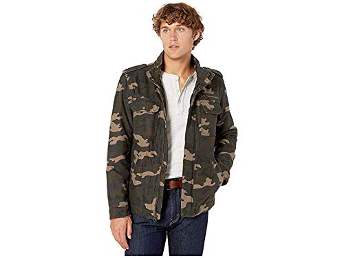 Image of LEVI'S Men's Washed Cotton Military Jacket (Regular & Big & Tall Sizes)