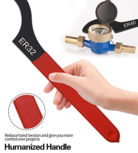 Ayqwe Spanner Wrench Set, 6Pcs Coilover Wrench, C-Shape Shock Spanner Wrench Hook Wrench Tools Steel Spanner, For Suspension System And Shock Adjustments #TOP3