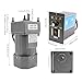 Geared Motor with Speed Controller 110V High Torque AC Motor Electric Single-Phase Motor Reducer Motor for Various Industries and Different Machines and Production Lines (60W 10K)