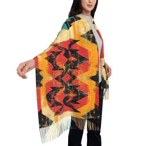 Irregular mysterious patterns Scarf shawl, tassel scarf, tassel shawl, tassel scarf4