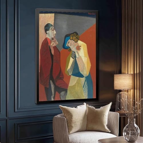 Impression sur toile Robert Colquhoun cadre suspendu salon vide - 3