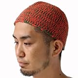 [ｒｅｇｎｕｕ] イスラム帽子 メンズ 夏 ニット帽 イスラムワッチキャップ イスラム帽 帽子 イスラムキャップ シニア サマーニット帽 綿100% 春 春夏 インナーキャップ (ワンサイズ, A 《マーブルタイプ》)