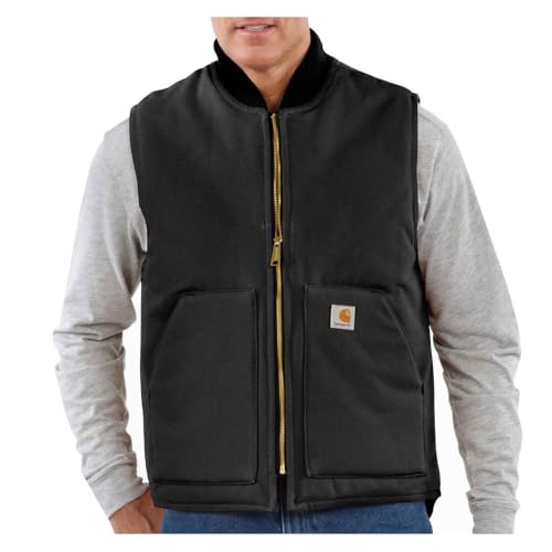 Carhartt V01 Relaxed Fit Firm Duck Insulated Rib Collar Vest