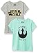 Amazon Essentials T- Shirts à Manches Courtes Fille, Lot de 2, 2-Pack Star Wars Rebel, 3 Ans