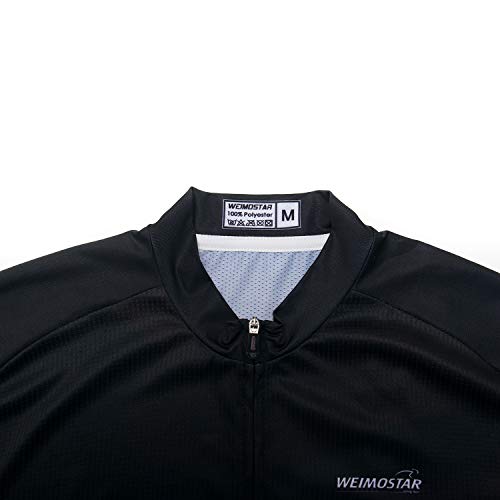 Maillot de cyclisme manches courtes homme fermeture éclair
