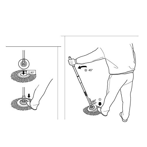Image of KAVIRA Spin Mop, Easy Wheels & Big Bucket with Microfiber Refills, Floor Cleaning Mop with Bucket, pocha for Floor Cleaning, Mopping Set (Riffil 6 Pcs)