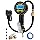 AZUNO Bike Tire Inflator with Pressure Gauge - Easiest use with Both Presta and Schrader Bicycle ...
